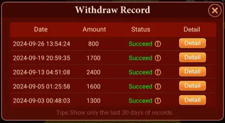 3F GAME WITHDRAWAL PROOF OFFICIAL
