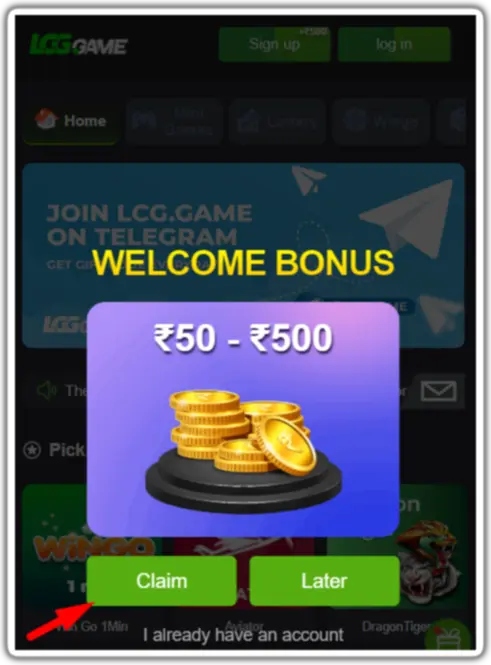 LCG BET DOWNLOAD AND GET 50 TO 500 BONUS FREE OFFICIAL