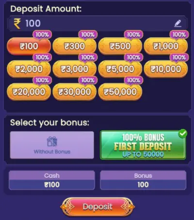 MWM BET ADD CASH OFFER 100 PERCENT BONUS ON FIRST DEPOSIT OFFICIAL