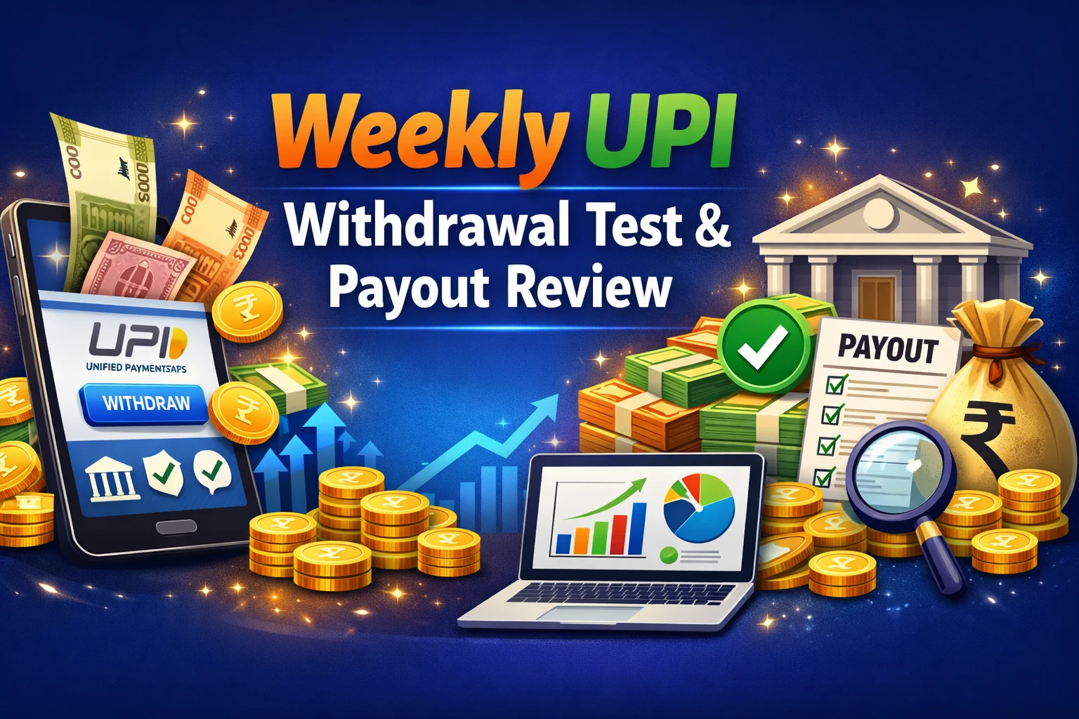 weekly upi withdraw test & payout review